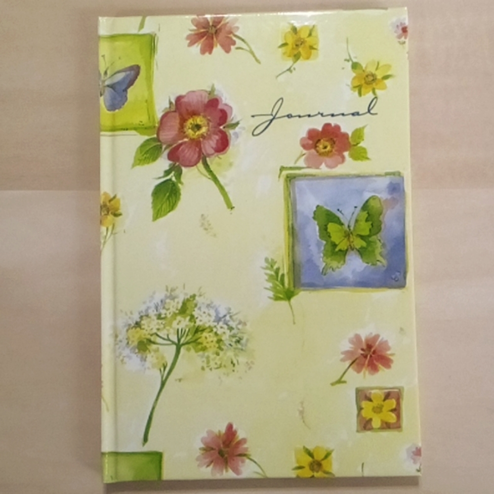 3/$15 Butterfly Garden Floral Journal